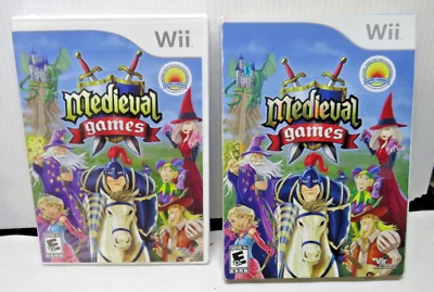 Medieval Games (Nintendo Wii, 2009) with slip cover New Game Sealed - Image 1 of 4