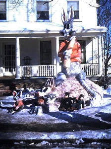 "Diapositiva original, 1940/años 50 - Escultura de conejo "NIEVE""/Trabajo increíble - Imagen 1 de 1
