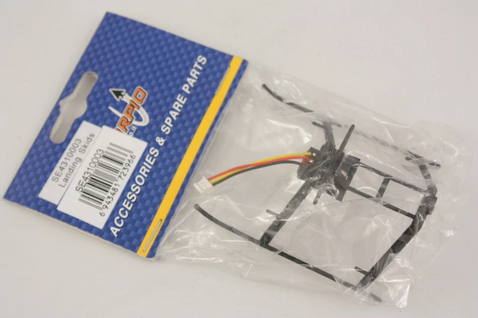 Nine Eagles 4310003 Landing Skids with Plug Black modellismo - Imagem 1 de 1