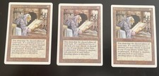 MTG Magic The Gathering Revised Library of Leng X3 RARE NM CONDITION 3 CARD LOT