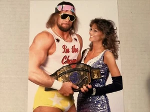 RANDY “MACHO MAN” SAVAGE AND MISS ELIZABETH 8x10 COLOR PHOTO - Picture 1 of 1