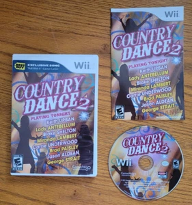 Country Dance 2 Nintendo Wii Game Complete CIB Best Buy Exclusive Variant - Picture 1 of 2