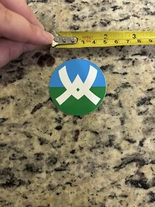 Auténtica calcomanía adhesiva WATERVILLE VALLEY NEW HAMPSHIRE ESQUÍ SNOWBOARD ESTACIÓN - Imagen 1 de 1