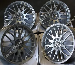 Ruedas de aleación 16" movimiento para Volkswagen 4 tachuelas 4x100 plateadas - Imagen 1 de 6