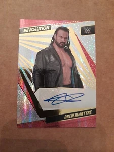 Tarjeta autógrafa Drew McIntyre 2022 WWE Panini Revolution AG-DMC - Imagen 1 de 2