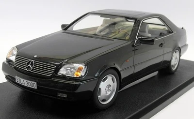 Cult 1/18 Scale Resin CML 079-2 Mercedes Benz 600 SEC C140 1992 Black Metallic - Image 1 of 4