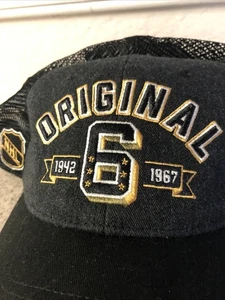 Gorra ajustable Fanatics NHL Original Six. Negro/gris - Imagen 1 de 7