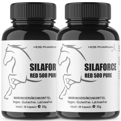 ⭐⭐⭐⭐⭐ SILAFORCE - POTENZ FÜR MÄNNER - 2 x 30 Kapseln - RED HERBAL 150 ⭐⭐⭐⭐⭐