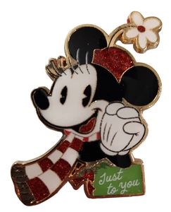 Prendedor de Navidad Disney 2025 - Caja de vacaciones Minnie Mouse "Just to You" - Imagen 1 de 3