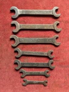 7 Vintage Austin Spanners (H) - Picture 1 of 2