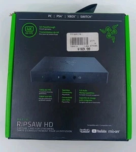 Razer Ripsaw HD Game Streaming Capture Card 4K OPEN BOX - Bild 1 von 5