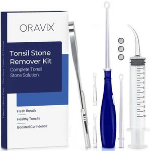 ORAVIX Tonsil Stone Remover - Tonsil Stone Removal Kit - Tonsillolith Remover - Picture 1 of 12