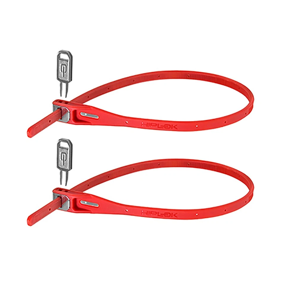 Hiplok Z Lok Twin Steel Core Key Lock - 400mm Security Cable, Red, Lightweight - Image 1 of 1