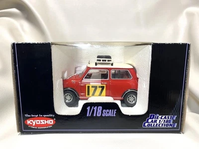 [Rare, out-of-print item!] Mini Cooper 1275S '67 Rally, Kyosho 1/18 Morris - Image 1 of 4