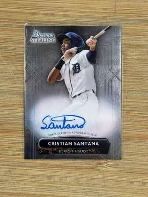 2022 Bowman Sterling - Prospect Autographs Cristian Santana #PA-CS (AU, RC) - Image 1 of 2