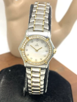 Ebel Women's Watch Swiss Quartz Diamond Mother of Pearl Dial Two Tone 18k Steel - Image 1 of 4