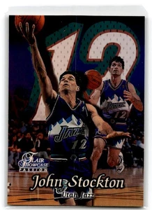 1998-99 Flair Showcase #60 John Stockton Flair Showcase Row 2 - Bild 1 von 2
