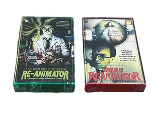 Re-Animator & Bride of Re-Animator Cassette Horror movie soundtrack Rare OOP - Picture 1 of 15