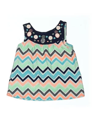 Vestido verde Healthtex para niñas 2T Foto 1 de 2