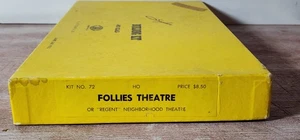SUYDAM MODELs FOLLIES THEATRE No 72 building kit HO SCALE w/ Instructions - Picture 1 of 9