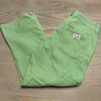 1967 Polo Jeans Co Jeans Ralph Lauren Womens 4 w/ 24.5” Inseam Green Vintage - Image 1 of 4