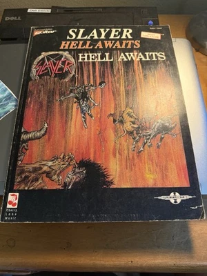 Slayer Hell Awaits rare Guitar Tablature Tab Book 1992 Original - Image 1 of 4