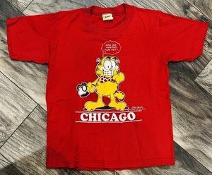 Camisa De Colección 1978 Garfield Chicago Juvenil 6-8 Velva Sheen Ver Fotos - Imagen 1 de 4
