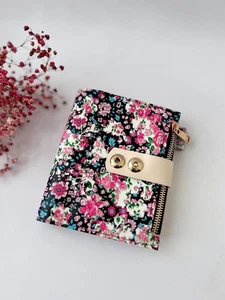 Leather notebook cover A7 2 rings binder mini wallet. Dated 2026 planner gift. - Picture 1 of 13