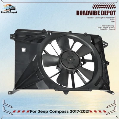 CH3115193 For Jeep Compass 2.4L 2017-2021 Engine Radiator Cooling Fan Assembly - Image 1 of 4