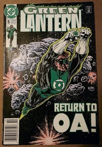 Green Lantern #5 (1990) Newsstand Edition  - Picture 1 of 14