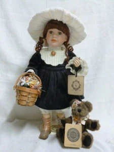 2000 Boyds Bear Yesterdays Child Meredith Jacqueline Daisy Chain große Puppe 4933 - Bild 1 von 7