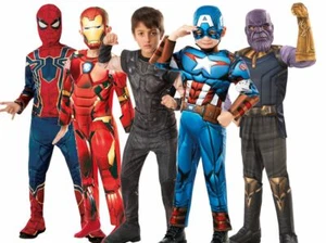 Niño VENGADORES Infinity War Superhéroe De Lujo Clásico Elegante Vestido Disfraz Niños TV - Imagen 1 de 11