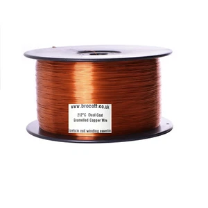 1.12mm ENAMELLED COPPER WINDING WIRE, MAGNET WIRE, COIL WIRE -  4KG Spool - Picture 1 of 3