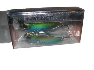 Vintage Instinct Red Eye Twitch Blade Lure Col Algae Length 57mm New In Box - Picture 1 of 5