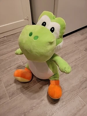RARO Muñeco de Peluche Suave Super Mario Bros Big Yoshi 22” (2021) Tamaño Grande Relleno  Foto 1 de 4