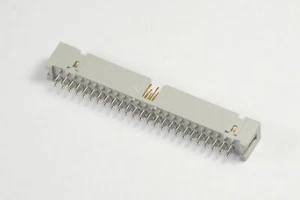 2550-6002UB 3M Shrouded Header 50 Pos 2 Row 2.54mm Male Vert Thru Hole NOS - Picture 1 of 2