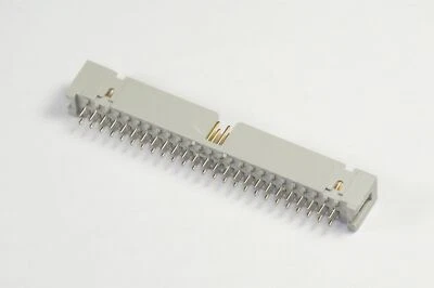 2550-6002UB 3M Shrouded Header 50 Pos 2 Row 2.54mm Male Vert Thru Hole NOS - Image 1 of 2