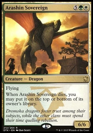 MTG Magic the Gathering Arashin Sovereign (212/272) Dragons of Tarkir LP - Image 1 of 1