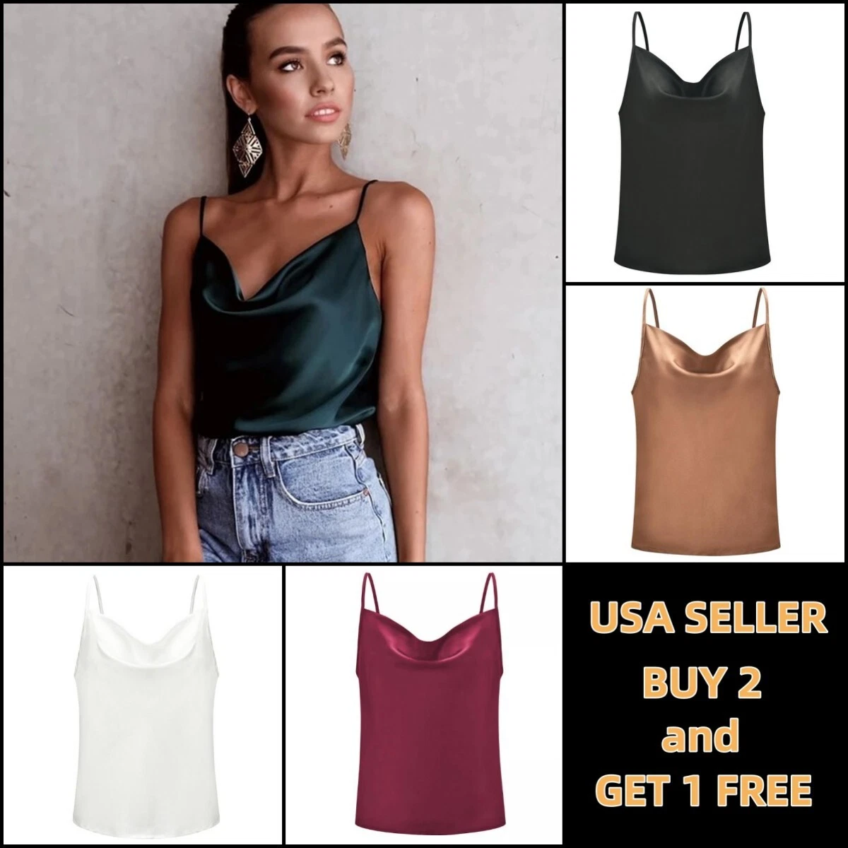 Women's Racerback Crop Tank Top - Sleeveless Scoop Neck Camisole For Yoga & Casual Wear