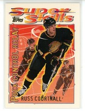 1995-96 Topps Super Skills Hockey #11 Russ Courtnall (Canucks)