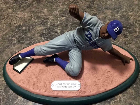 JACKIE ROBINSON STEALING HOME PLS READ FLAW ROMITO FIGURE STATUE FIGURINE COA Cover