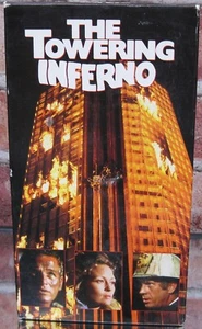 The Towering Inferno (VHS, 1991, VG) Paul Newman, Steve McQueen, William Holden - Picture 1 of 9