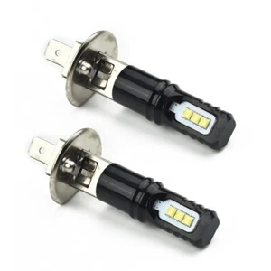 2x H1 6000K Super Bright White 6000LM DRL LED Headlight Bulb Kit High Beam - Picture 1 of 19