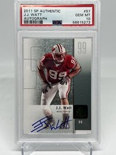 2011 SP AUTHENTIC #57 JJ WATT AUTOGRAPH PSA 10 Pop 4 Auto