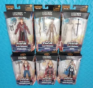 Thor Love and Thunder Marvel Legends 6 figure Groot Valkyrie Gorr... No Korg BAF - Foto 1 di 7