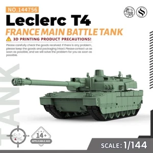 SSMODEL SS144756 1/144 Kit Modelo Militar Francia Leclerc T4 Tanque de Batalla Principal - Imagen 1 de 5