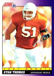 Stan Thomas - 1991 Score #609 - Chicago Bears Football Card - Rookie - Picture 1 of 2