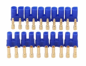 10 Pairs AMASS EC2 Connector Plug for RC Car Plane Helicopter Battery Lipo ESC - Picture 1 of 10