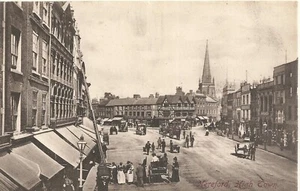 Postal vintage de Hereford High Town ENVÍO GRATUITO - Imagen 1 de 2
