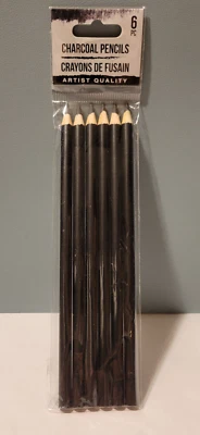 Charcoal Graphite Pencils Set of 6 Artist Quality Sketching Drawing Art - Image 1 of 3